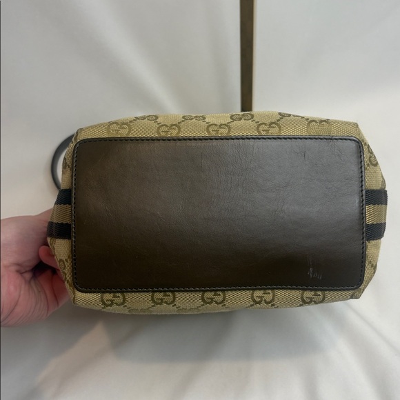 Gucci GG canvas small tote - brown and tan - Picture 7 of 12